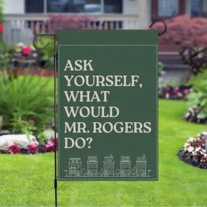 New Mr. Rogers Garden Flag
